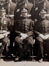 Ernest Edward de Winton Wills with B Company 1B Scots Guards 1925 - Detail